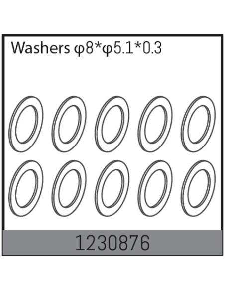 8x5.1x0.3 Washers