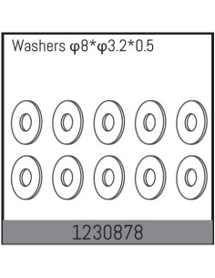 8x3.2x0.5 Washers