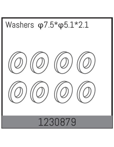 Rear Wheel Shaft Washers