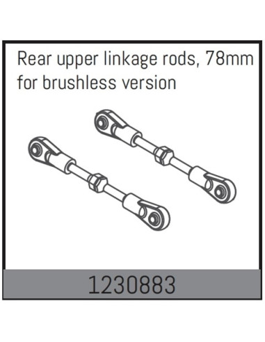 Rear Turnbuckles 70-78mm