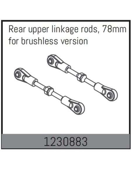 Rear Turnbuckles 70-78mm