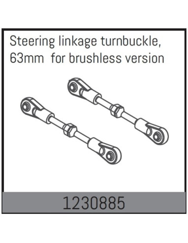 Steering Turnbuckles 57-63mm