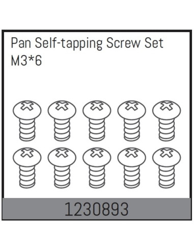 M3x6 Pan self-tapping Screw Set