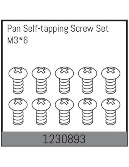 M3x6 Pan self-tapping Screw Set
