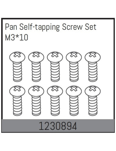 M3x10 Pan self-tapping Screw Set