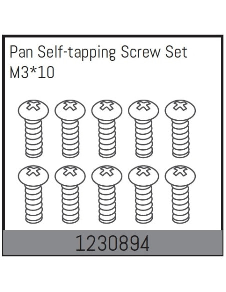 M3x10 Pan self-tapping Screw Set