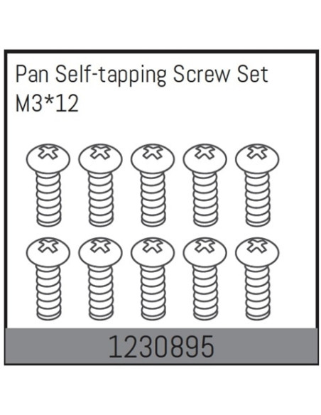 M3x12 Pan self-tapping Screw Set