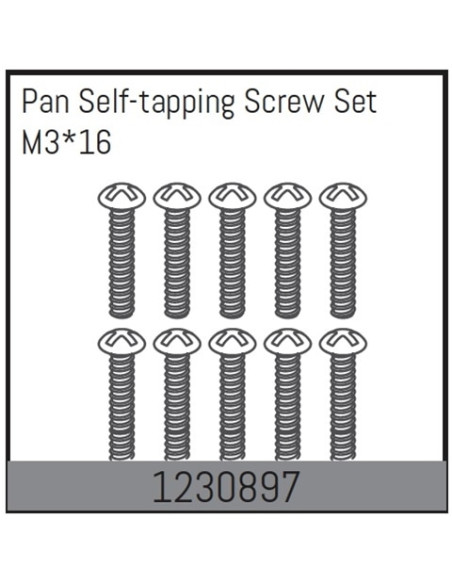 M3x16 Pan self-tapping Screw Set