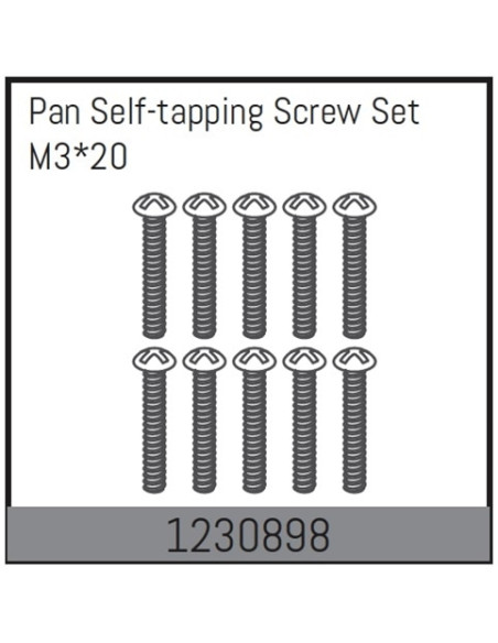 M3x20 Pan self-tapping Screw Set