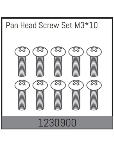 M3x10 Pan Head Screw Set