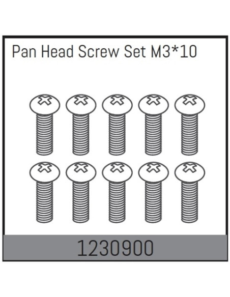 M3x10 Pan Head Screw Set
