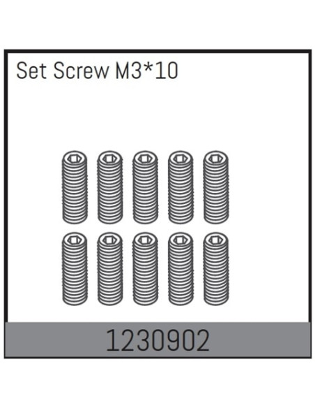 Set Screw M3x10