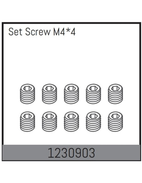 Set Screw M4x4