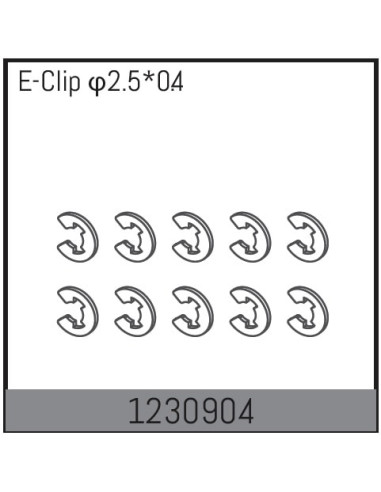 E Clips 2.5x0.4