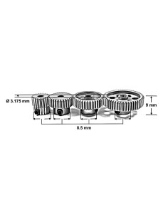Steel Pinion 48dp - 14T 2
