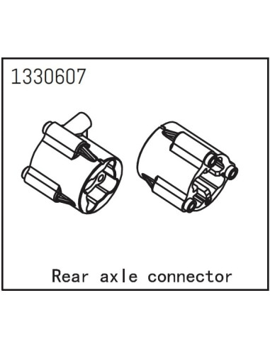 Rear Axle Connector L/R - Yucatan