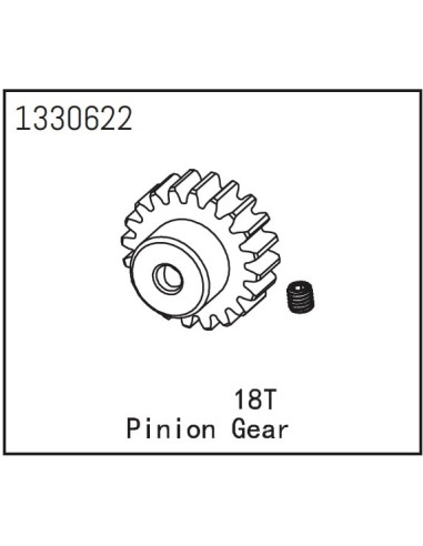Pinion Gear 18T - Yucatan