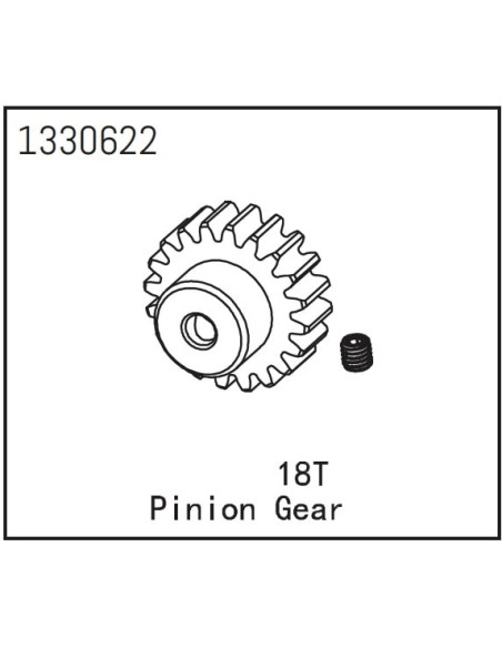 Pinion Gear 18T - Yucatan