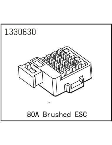 80A Brushed ESC