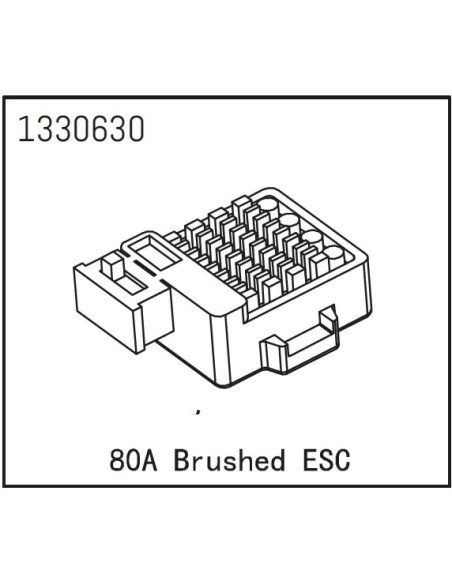 80A Brushed ESC
