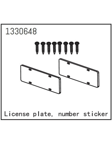 License Plate and Sticker - Yucatan