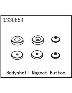 Bodyshell Magnet Button -...