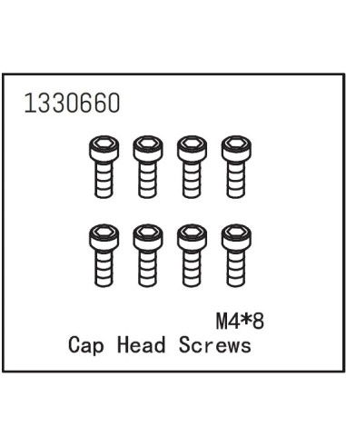Cap Head Screws M4x8