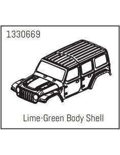 PC Body Shell Lime-Green -...