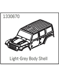PC Body Shell Light-Grey -...