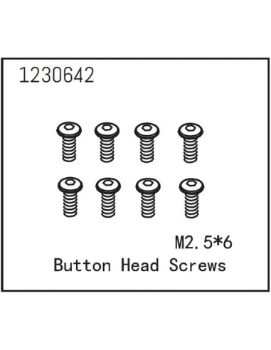 Button Head Screws M2.5*6
