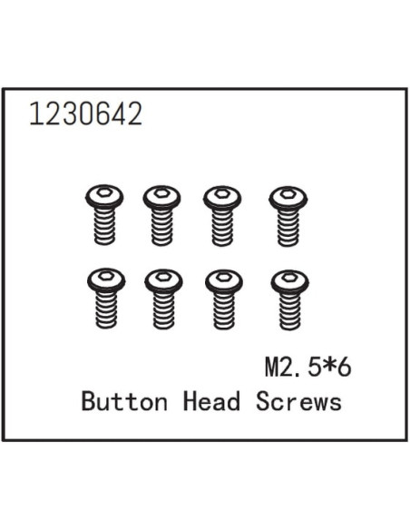 Button Head Screws M2.5*6