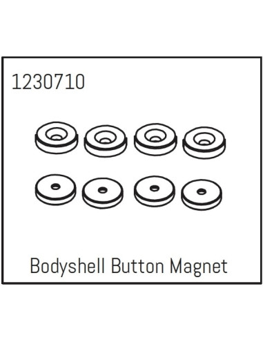 Bodyshell Button Magnet