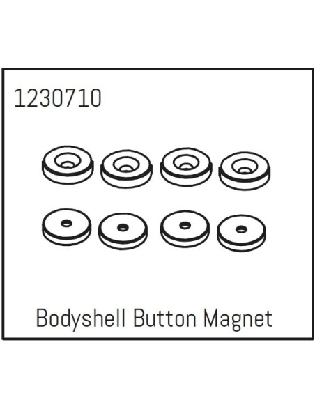 Bodyshell Button Magnet
