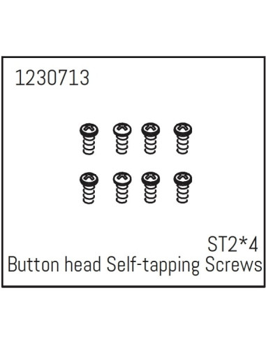 Button head Self-tapping screws ST2*4