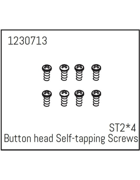 Button head Self-tapping screws ST2*4