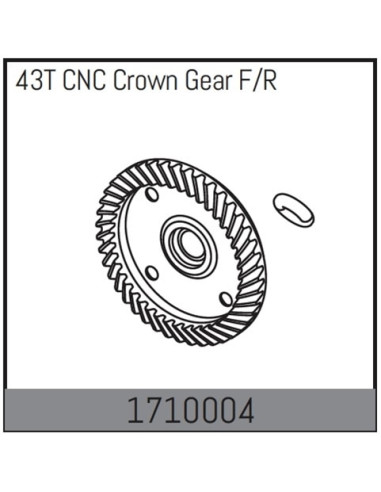 43T CNC Crown Gear F/R