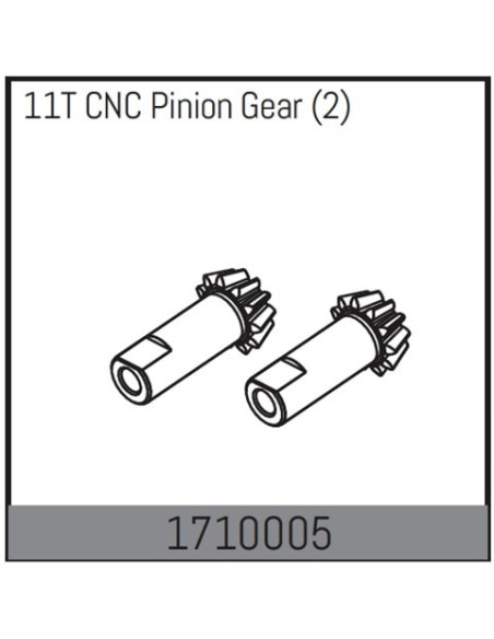 11T CNC Pinion Gear