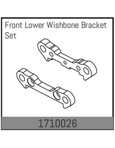 Front Lower Wishbone Bracket Set