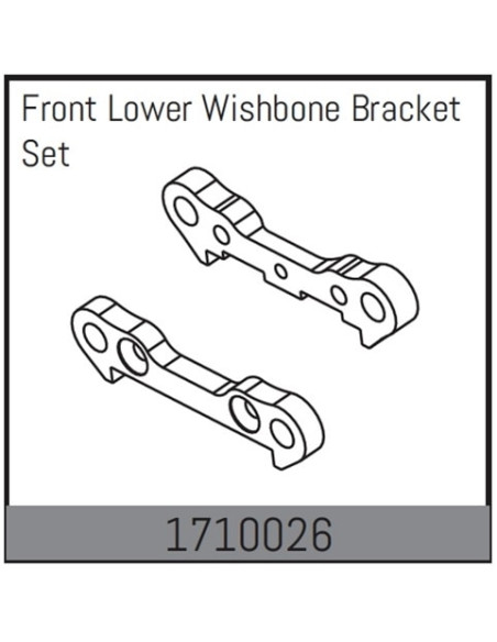 Front Lower Wishbone Bracket Set