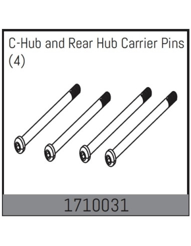 C-Hub and Rear Hub Carrier Pins
