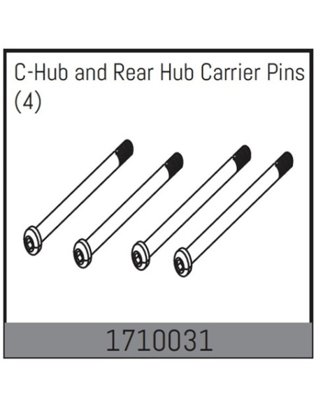 C-Hub and Rear Hub Carrier Pins