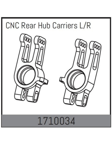 CNC Rear Hub Carriers L/R