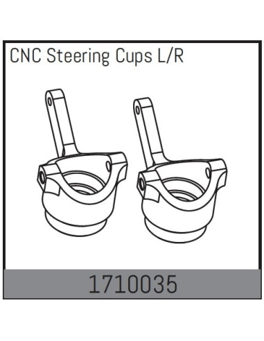 CNC Steering Cups L/R