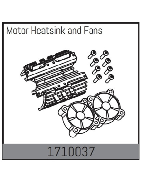 Motor Heatsink and Fans