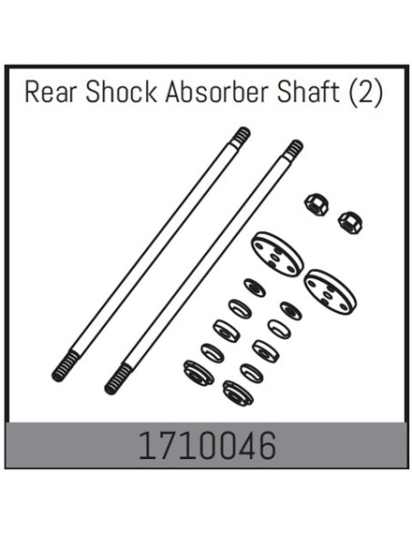 Rear Shock Absorber Shaft