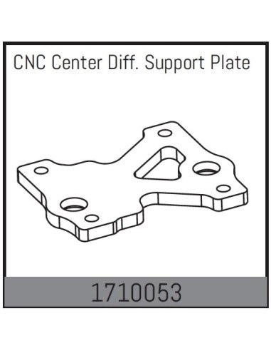 CNC Center Diff. Support Plate