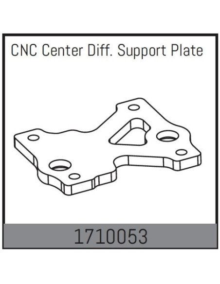 CNC Center Diff. Support Plate