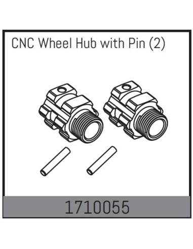 CNC Wheel Hub with Pin