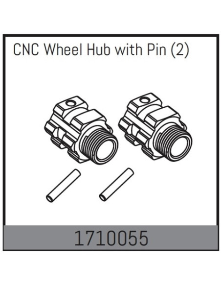 CNC Wheel Hub with Pin