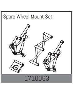 Spare Wheel Mount Set